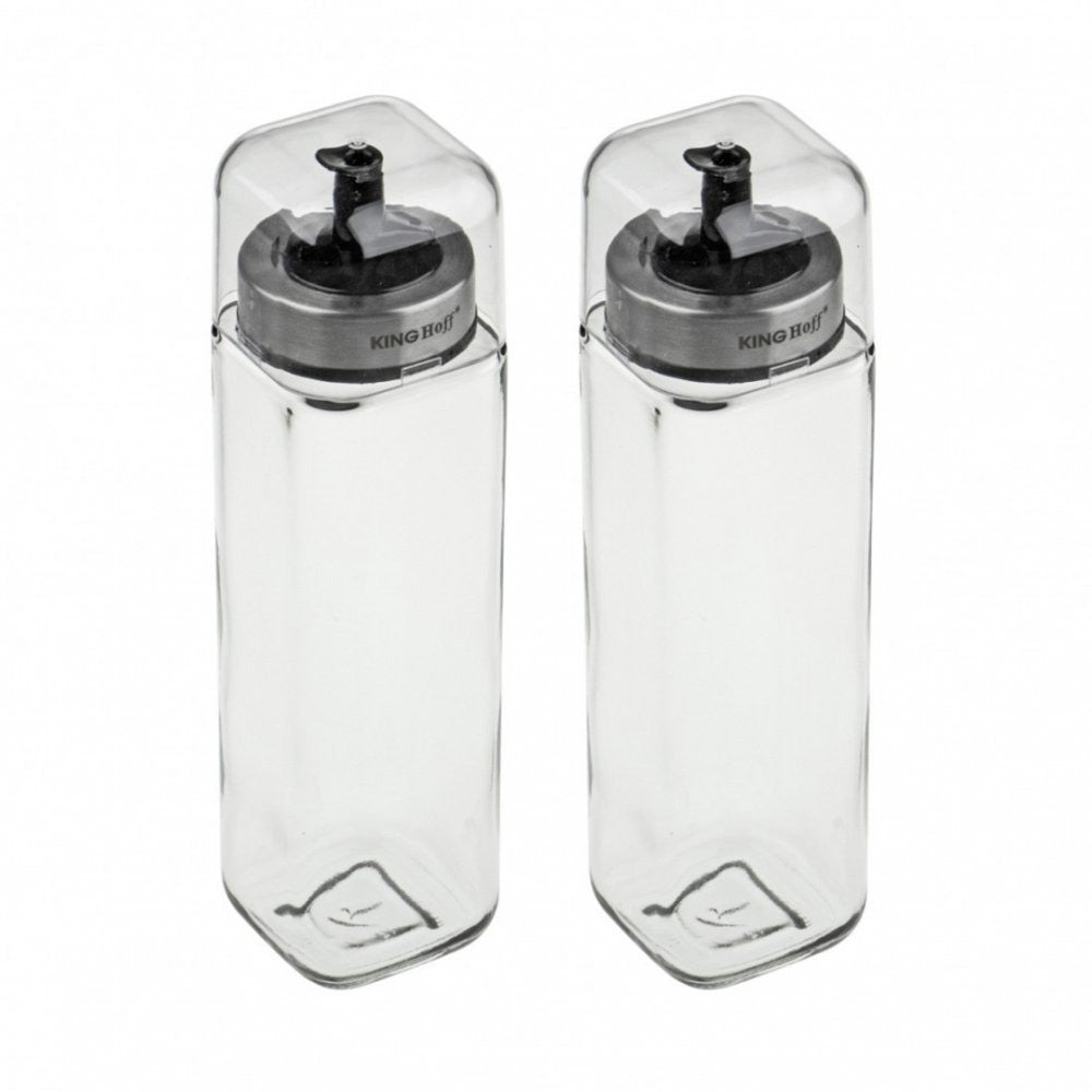 Set de ulei și oțet KingHoff 1645, 270 ml, rezistent la umiditate, sticlă