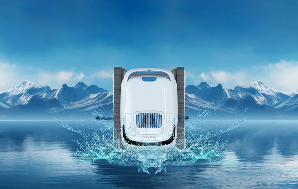 Robot de curățare a piscinei wireless AirRobo PC10, 3 motoare, 131 W, alb