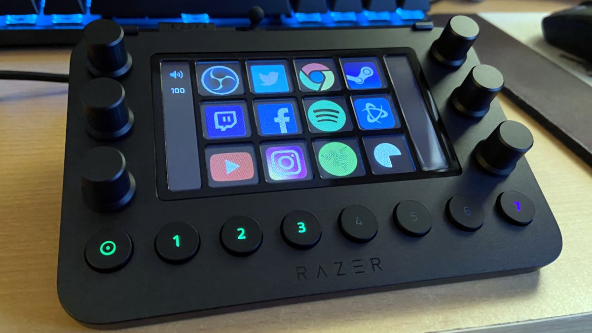 Controler de flux Razer, multifuncțional, negru