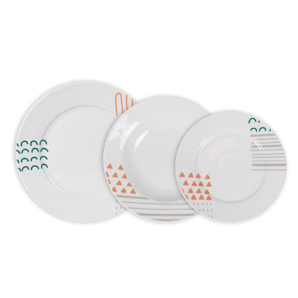 Set de masă LA MEDITERRANEA Veronique, 12 piese, porțelan