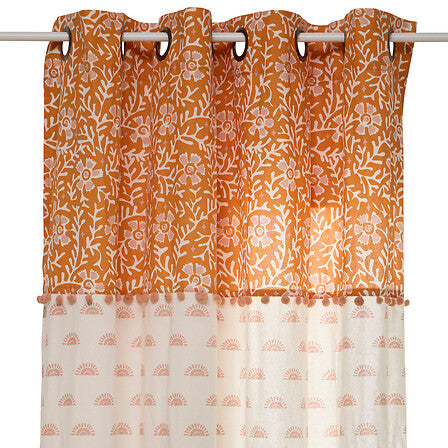 Perdea pentru copii Atmosphera Nomad, 140x260 cm, bej, portocaliu