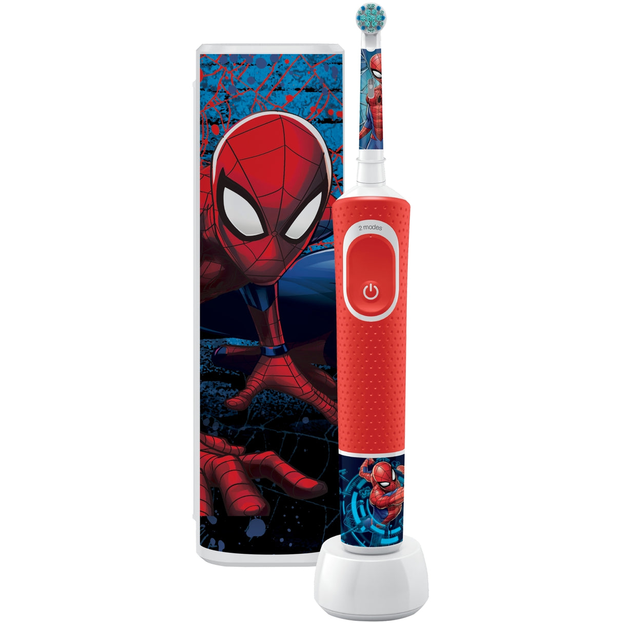 Periuță de dinți electrică pentru copii Oral-B Pro Kids Spiderman, Albastră