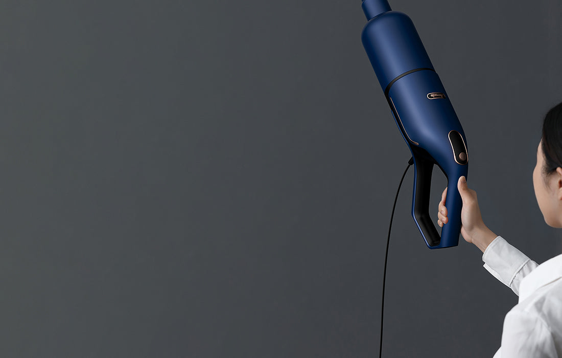 Aspirator Deerma DX1000W, 16.000 Pa, 600W, filtrare în 3 etape, cablu de 5 m, albastru