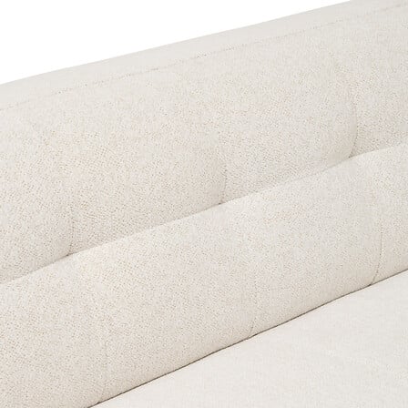 Canapea Atmosphere Zenia cu trei locuri, culoare Ivory, 203x90x71 cm