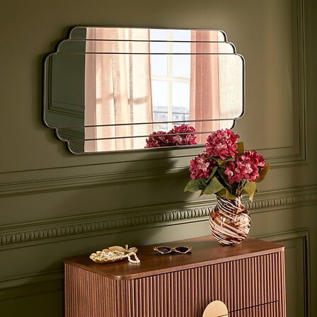 Oglindă Atmosphere Benedita, Metal, 100 cm