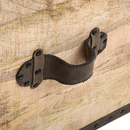 Comodă puf Atmosphera Silas, lemn de mango