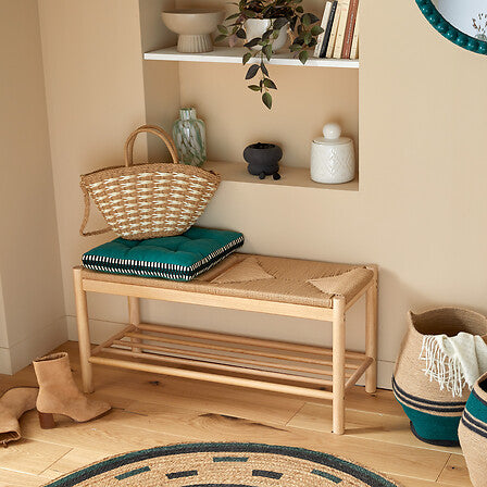 Bancă Atmosphera Maesi, Heveia, 95x35x45 cm