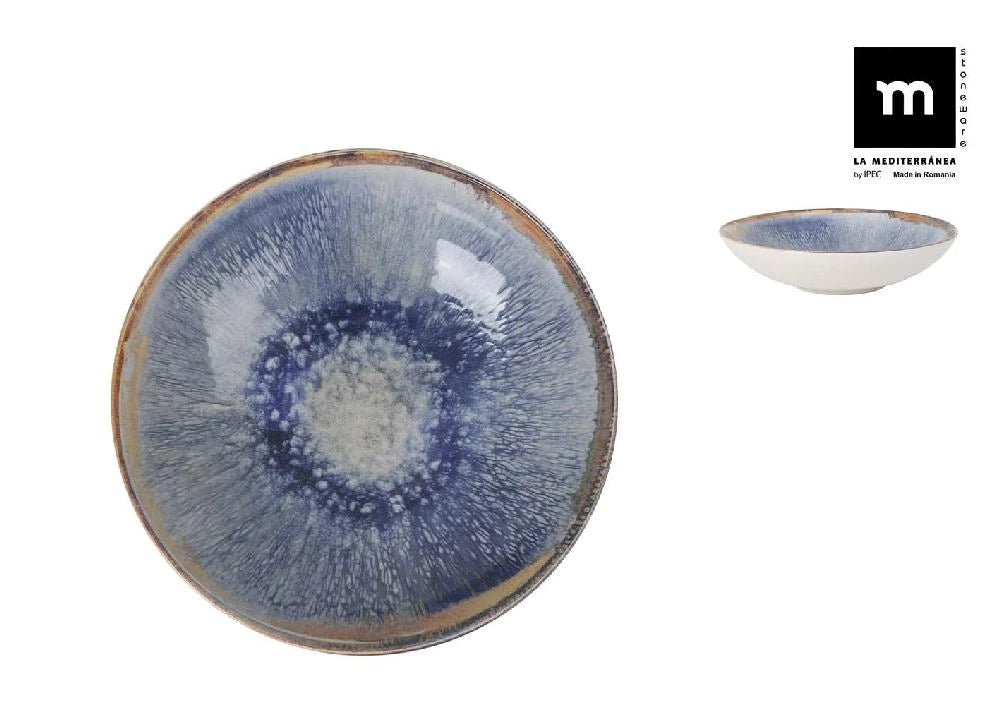 Farfurie adanca LA MEDITERRANEA Aelia, 21 cm, portelan