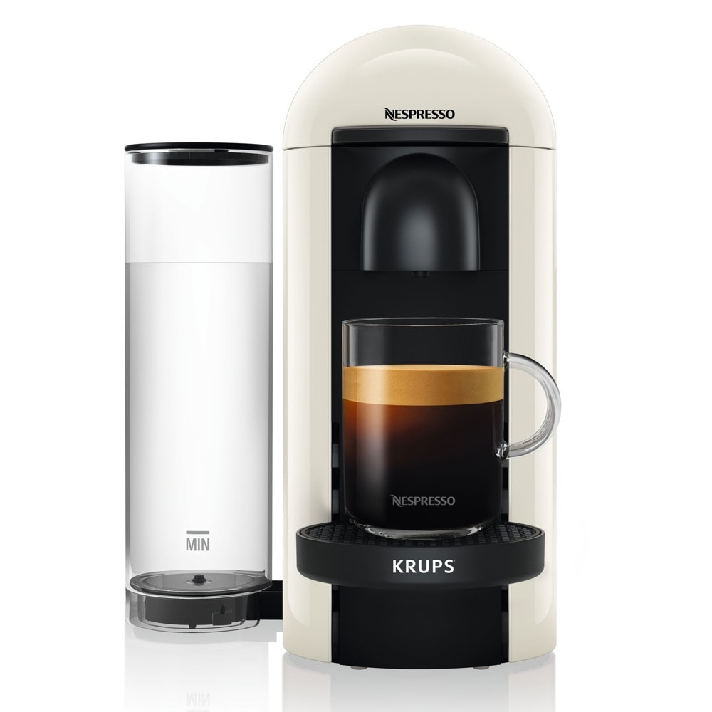 Espressor Krups XN1001 Inissia Nespresso, 1260W, 19 bare, 0,7 l, Capsule, Alb