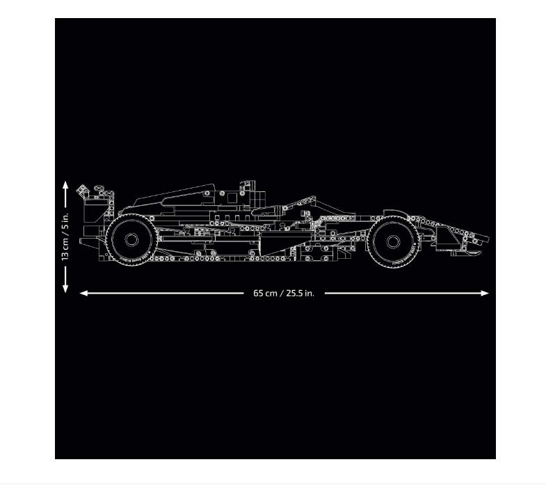 LEGO® Technic - Mașină de curse McLaren de Formula 1 42141, 1432 de piese