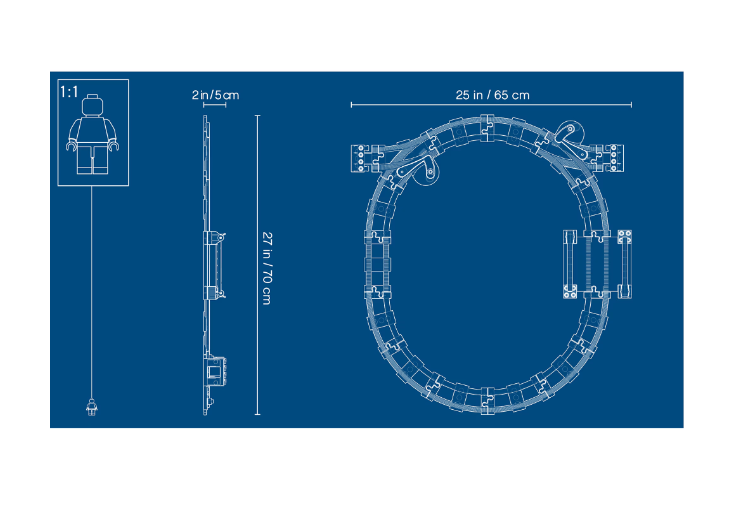 Pistă LEGO® DUPLO® 10882, 23 de piese