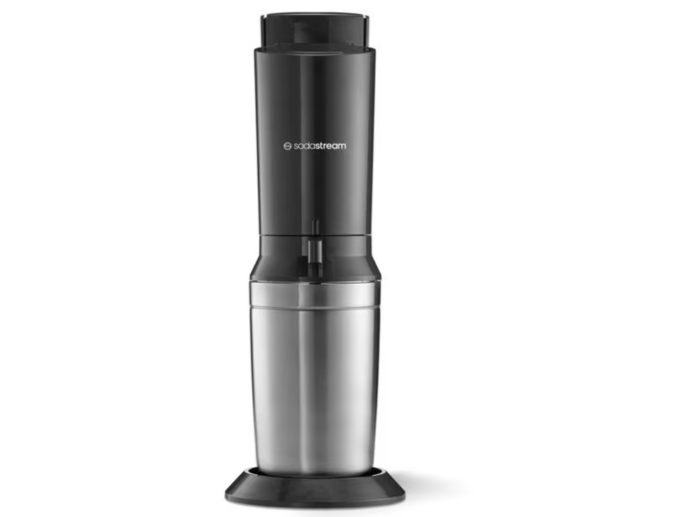 Pachet aparat de băuturi carbogazoase SodaStream Terra Crystal 3 0, 3 sticle și sticlă de CO2, negru