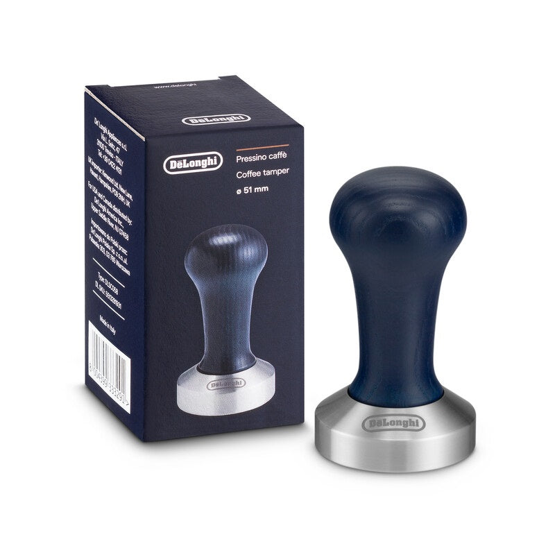 Tamper De'Longhi, Profesional, Oțel Inoxidabil, 51 mm