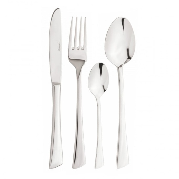 Set de tacâmuri și servire KingHoff, inox, 72 piese
