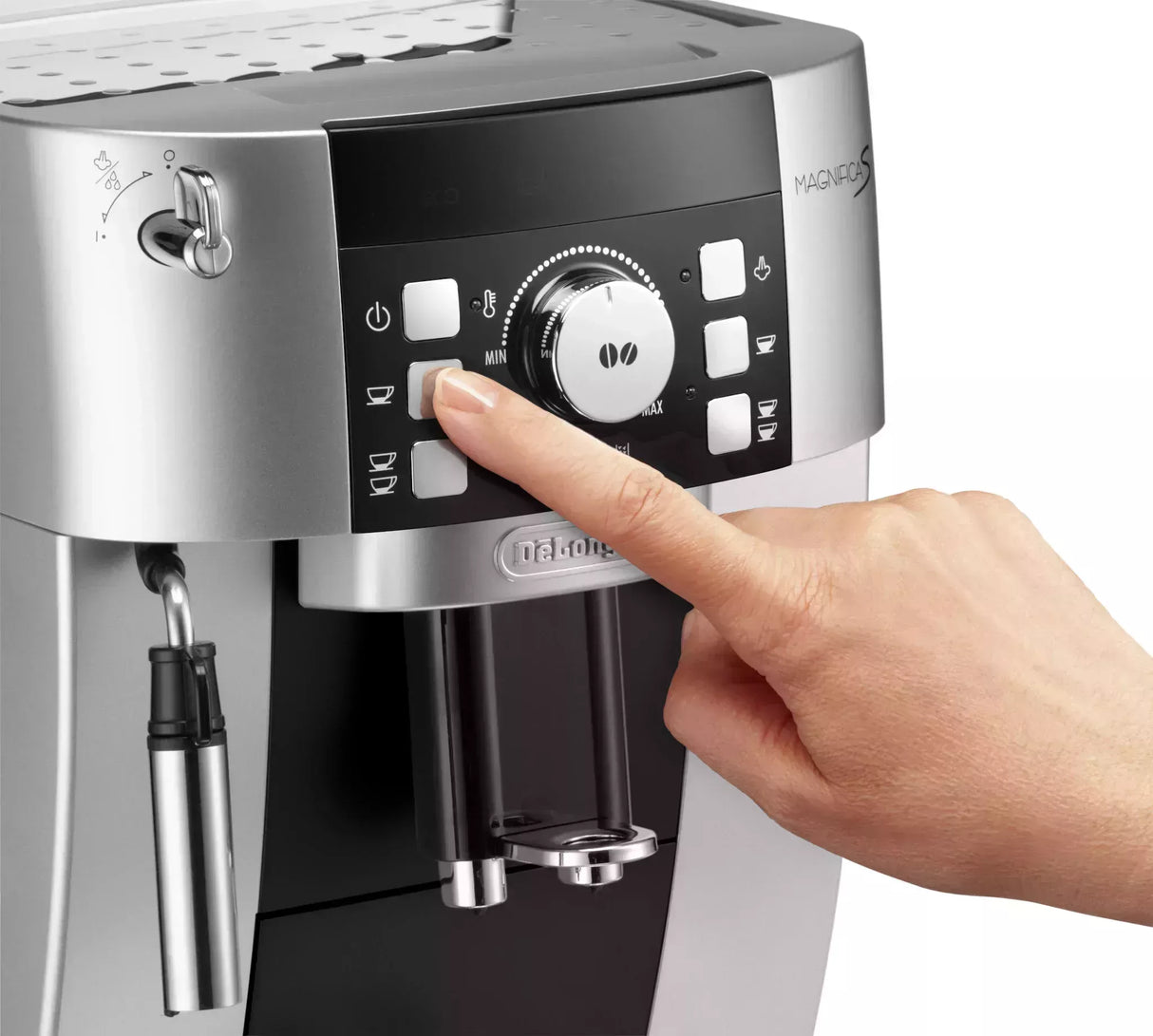 Espressor Delonghi ECAM 21.117.SB, 1450W, 15 bar, Gri/Negru
