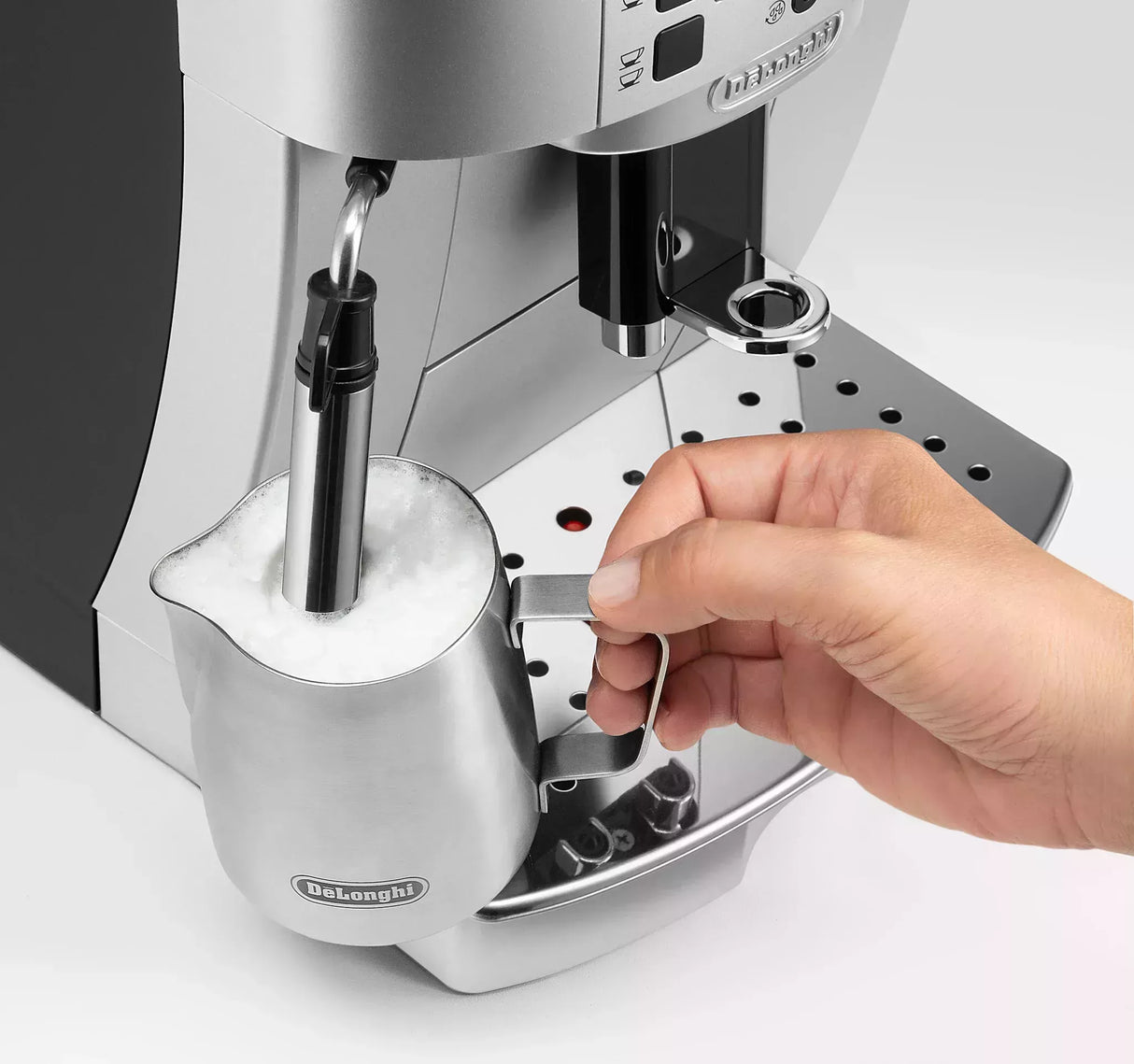 Espressor Delonghi ECAM 21.117.SB, 1450W, 15 bar, Gri/Negru