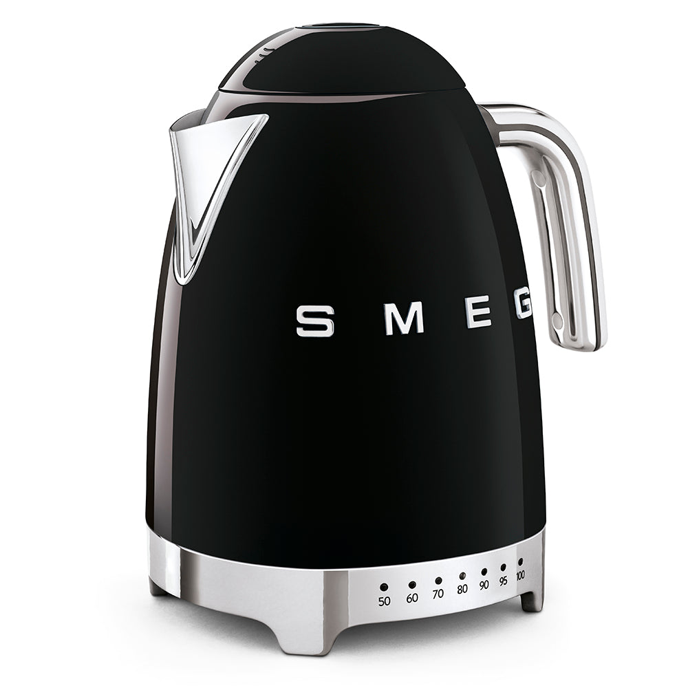 Fierbător electric Smeg KLF04BLEU Schwarz, stil anii 50, 2400 W, 1,7 l, negru
