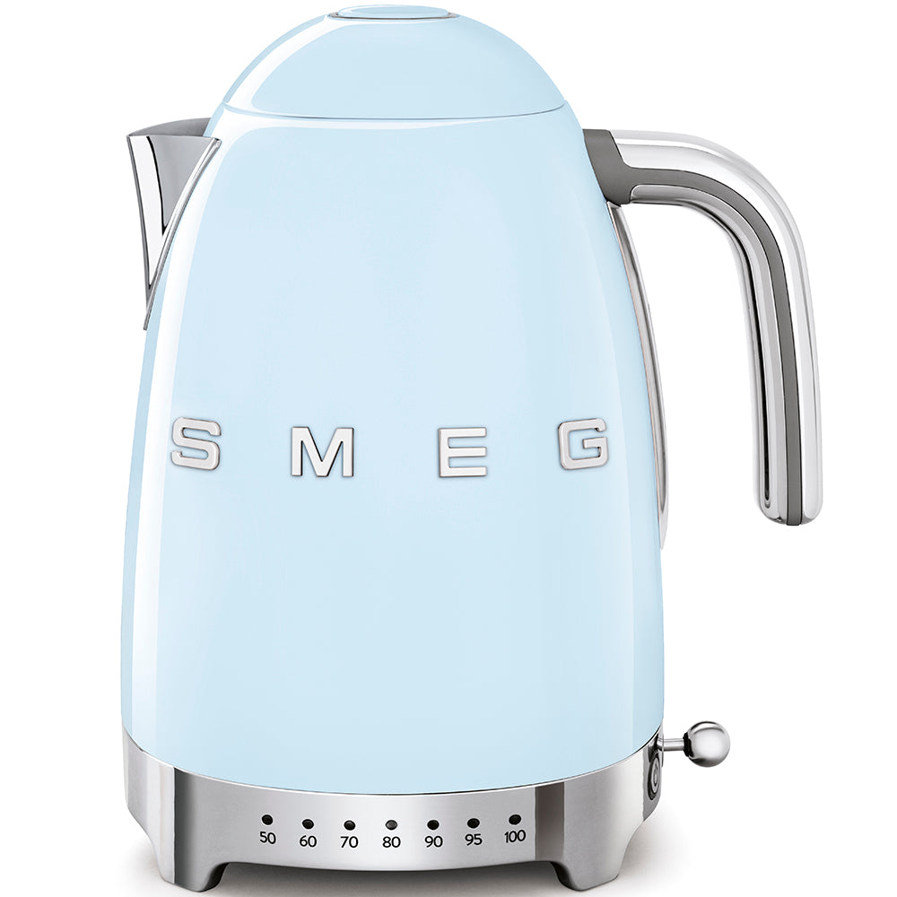 Fierbător electric Smeg KLF04PBEU, stil anii '50, 2400 W, 1,7 l / Albastru pastel