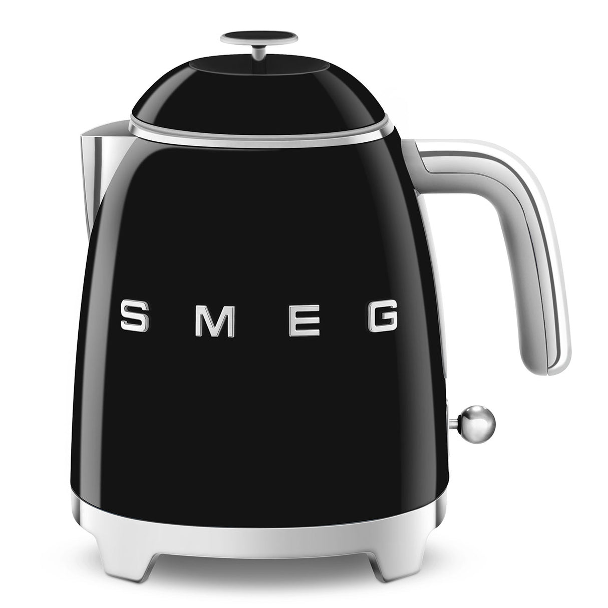 Mini fierbător electric SMEG KLF05BLEU, stil anii '50, 1400 W, 800 ml, negru