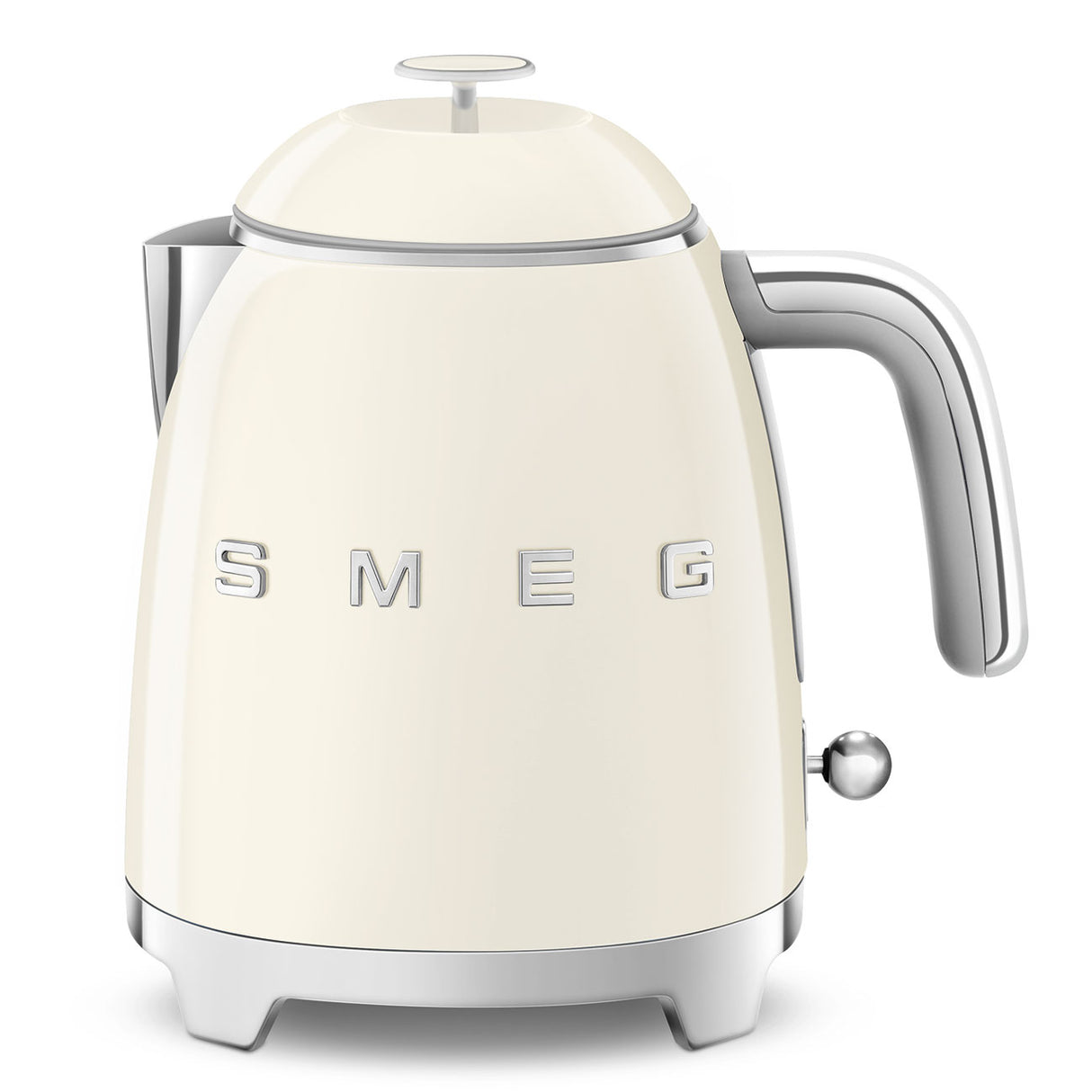 Mini fierbător electric SMEG KLF05CREU, stil anii '50, 1400 W, 800 ml, cremă