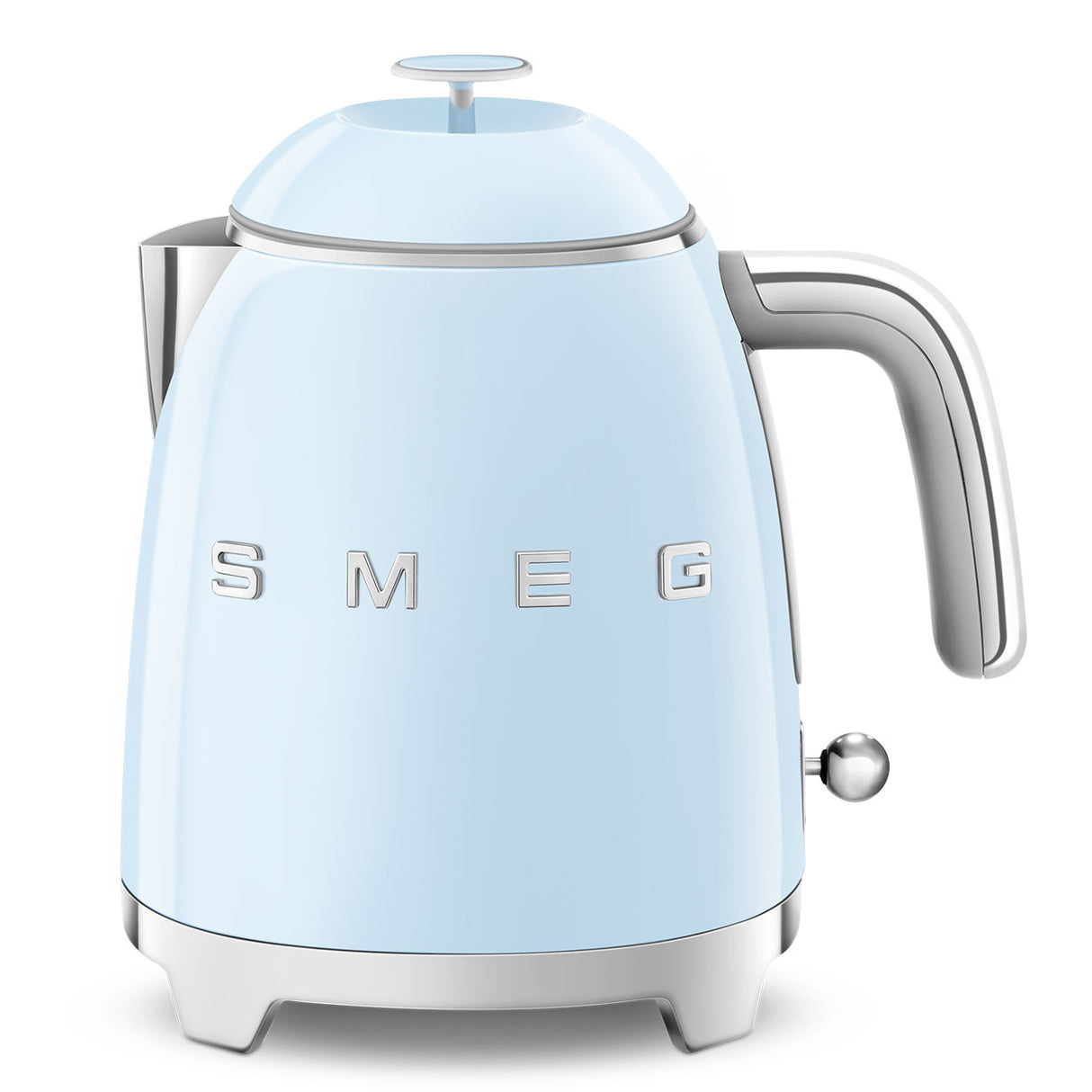 Fierbător electric mini SMEG KLF05PBEU, stil anii '50, 1400 W, 800 ml, /Albastru pastel