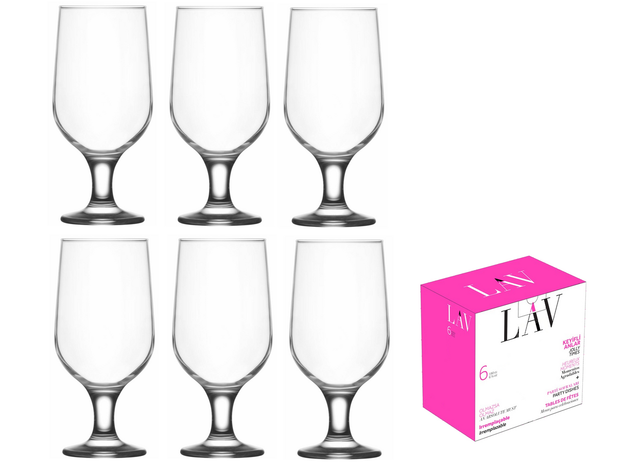 Set pahare de bere LAV Belek, 375 ml, 6 buc.