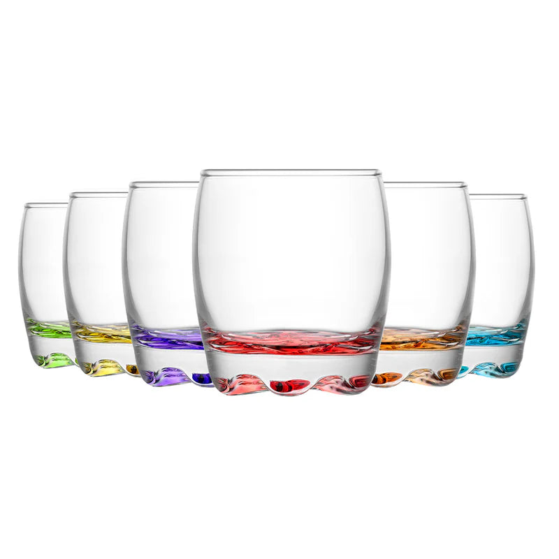 Set de pahare pentru whisky LAV Adora, 290 ml, 6 bucăți, diverse culori
