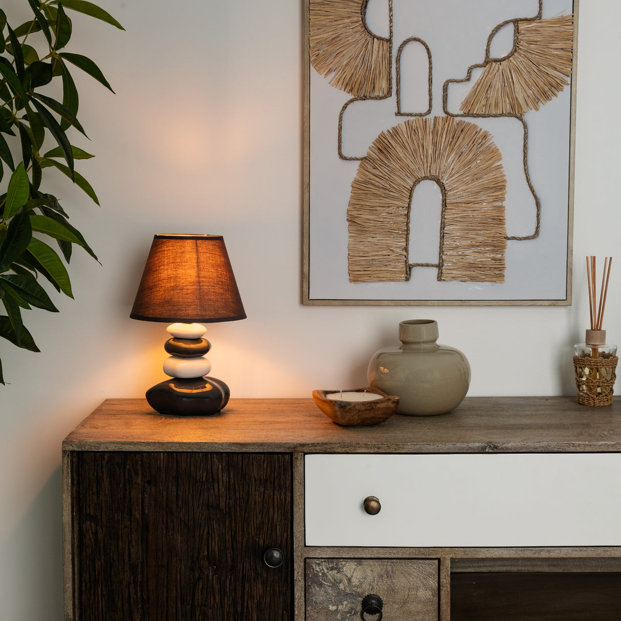 Lampă de noapte Atmosphera Leny, 31 cm, diverse culori