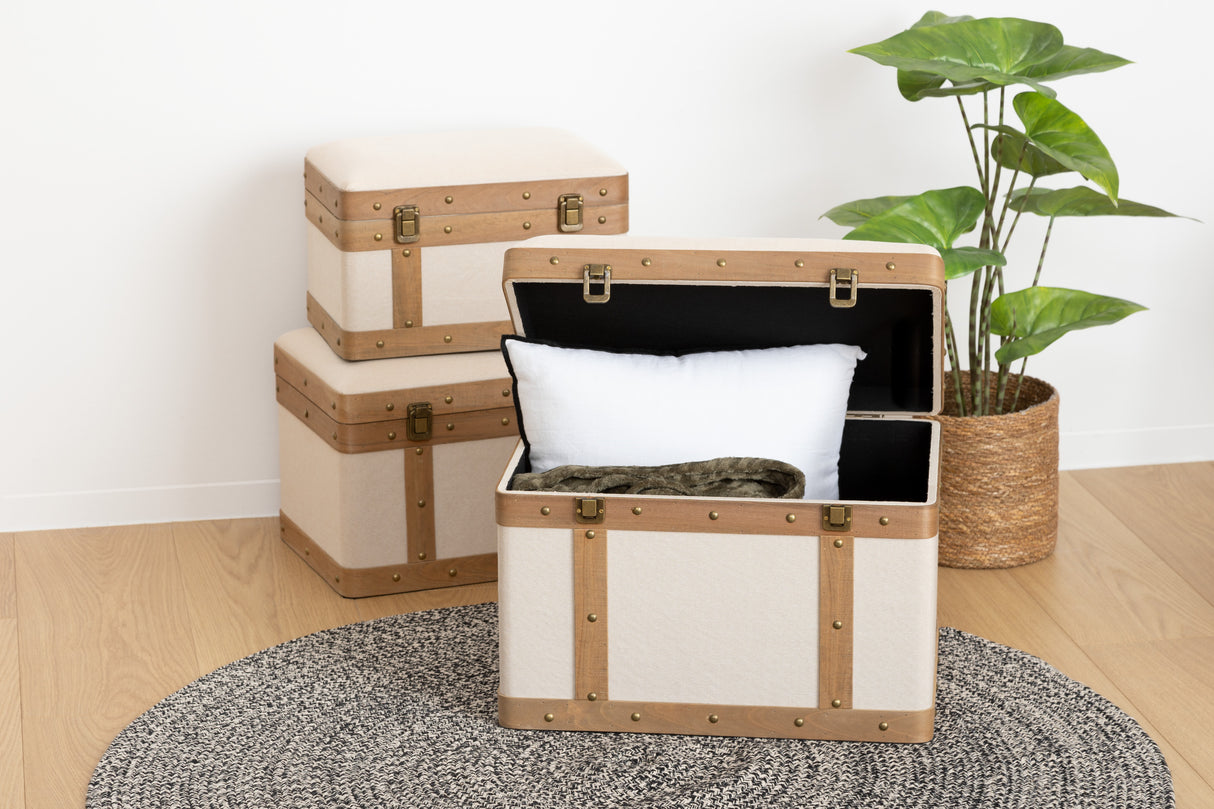 Set cutii de depozitare Atmosphera Norah, 39/44/51 cm