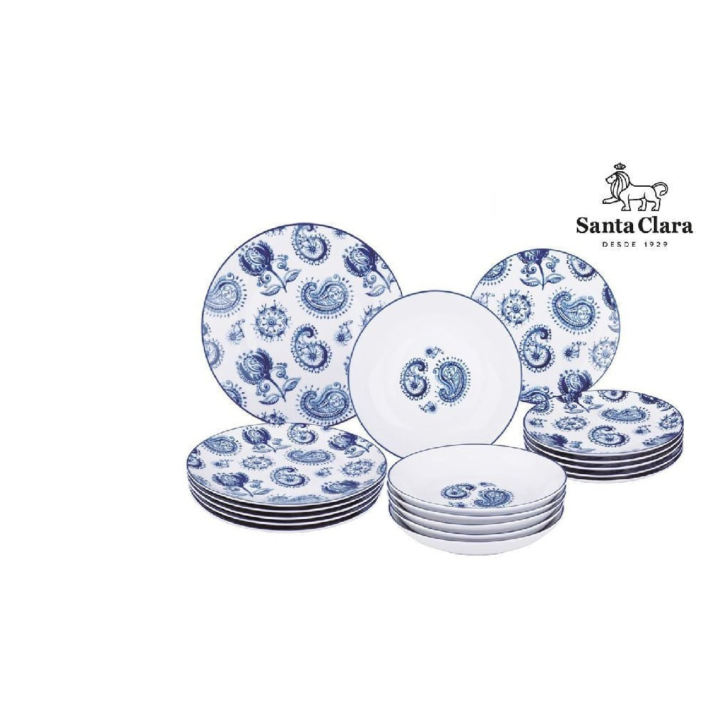 Set de masă Santa Clara Noia, 18 piese, porțelan