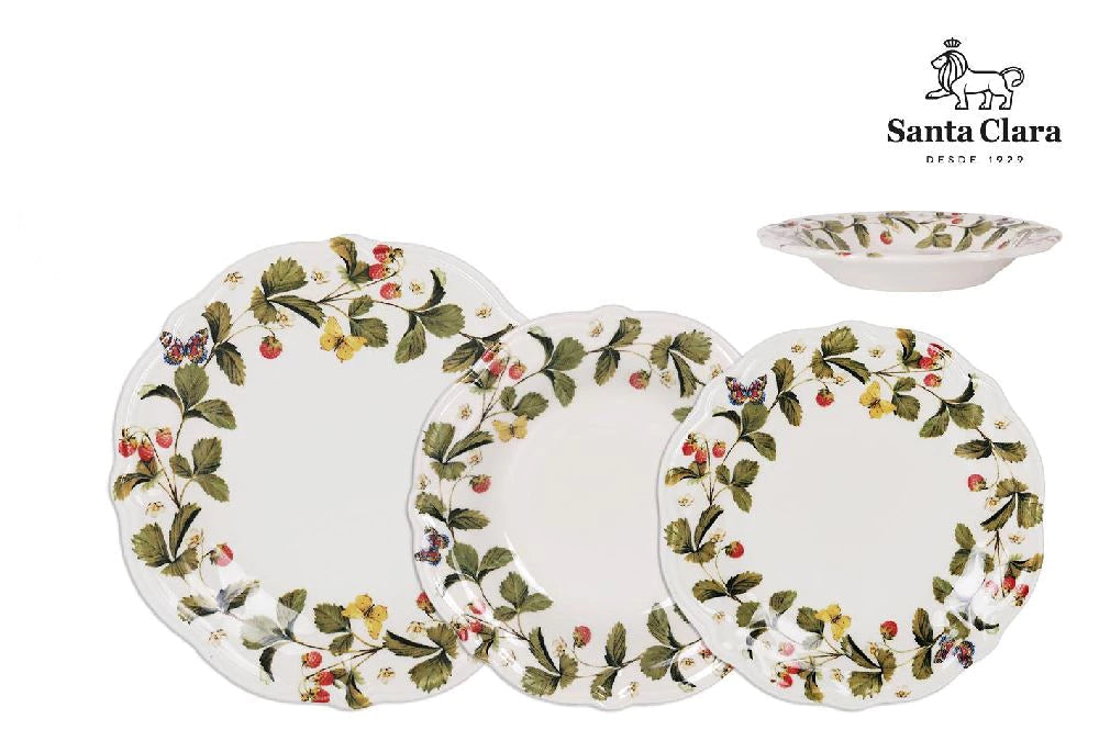 Set de masă Santa Clara Aranjuez, 12 bucăți, porțelan