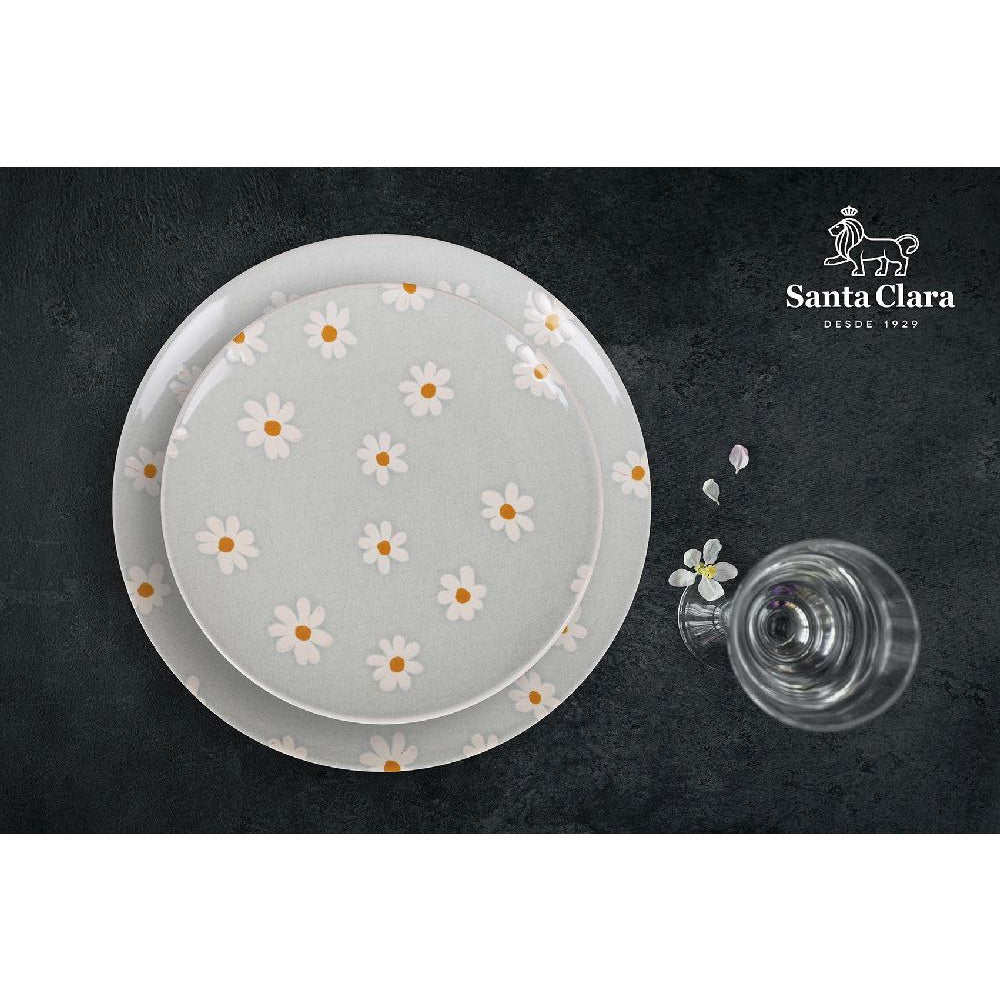 Set de cină Santa Clara Camomile, 12 piese, porțelan