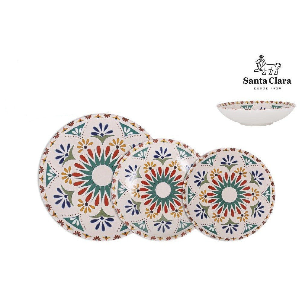 Set de masă Santa Clara Coimbra, 12 piese, ceramică