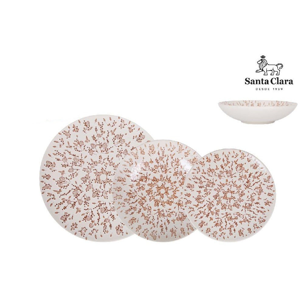 Set de cină Santa Clara Gaia, 12 piese, ceramică