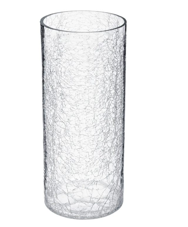 Vază Atmosphera Snow, sticlă, 30 cm