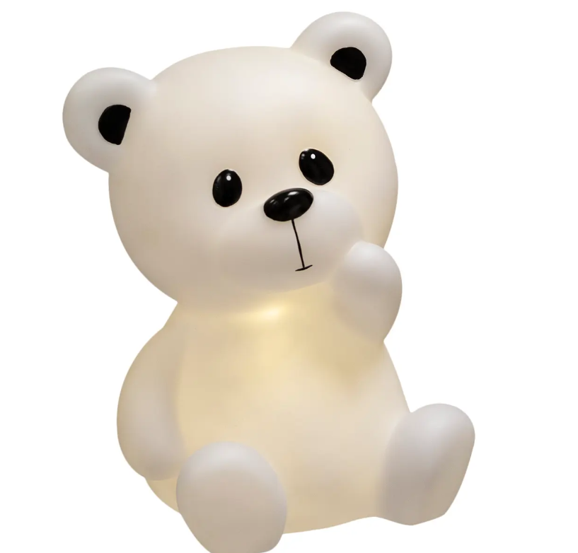 Lampă de noapte pentru copii Atmosphera Teddy Bear, baterii incluse, 30 cm