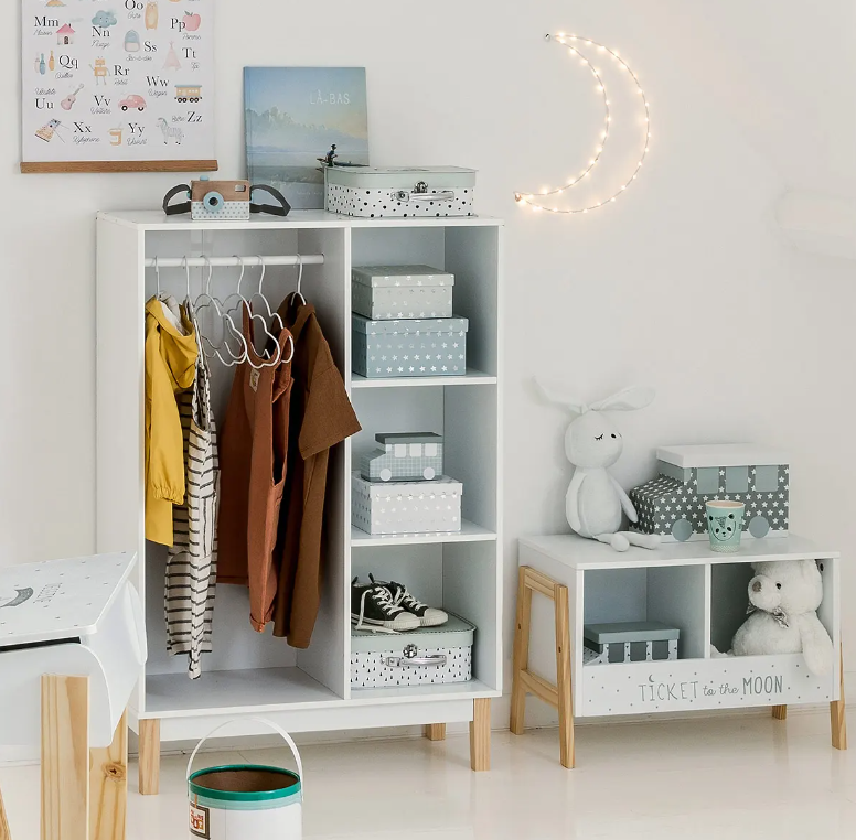 Dulap pentru copii Atmosphere Moon, Alb