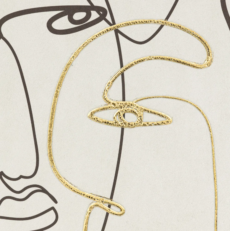 Pictură atmosferă Coralie, 45x60 cm