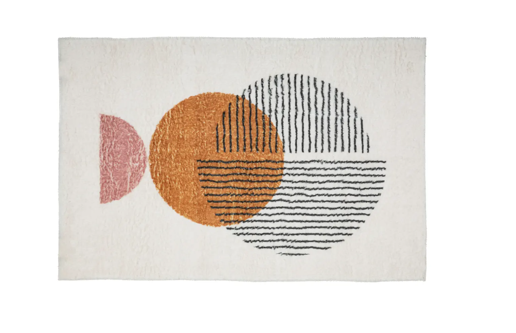 Covor Atmosphere Soft imitație de lemn, 60x90 cm