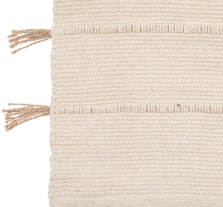 Covor Atmosphera Pompom, 60x90 cm, Bumbac, Diverse culori