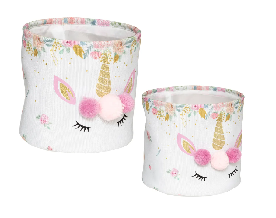 Set de coșuri pentru copii Atmosphere Unicorn, 2 buc.