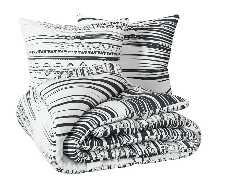 Set dormitor Atmosphere Zebra, 240x220 cm