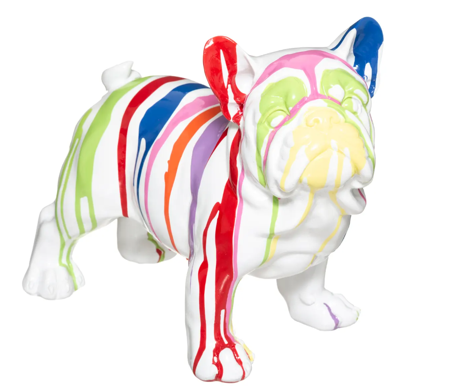 Figurină decorativă Atmosphera Chance, Rășină, Alb, 26,5 cm