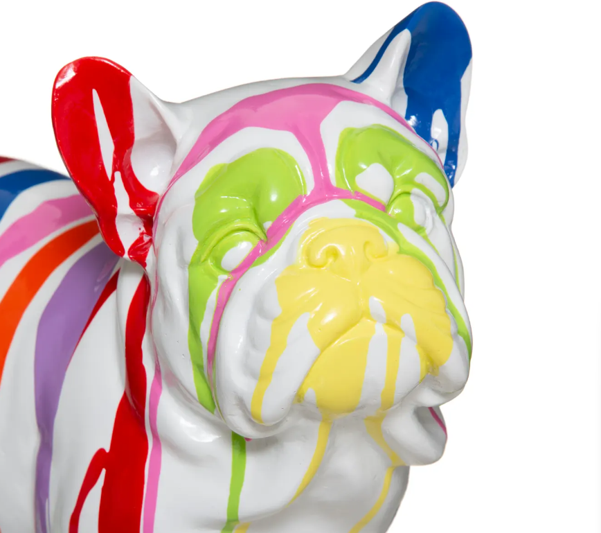 Figurină decorativă Atmosphera Chance, Rășină, Alb, 26,5 cm