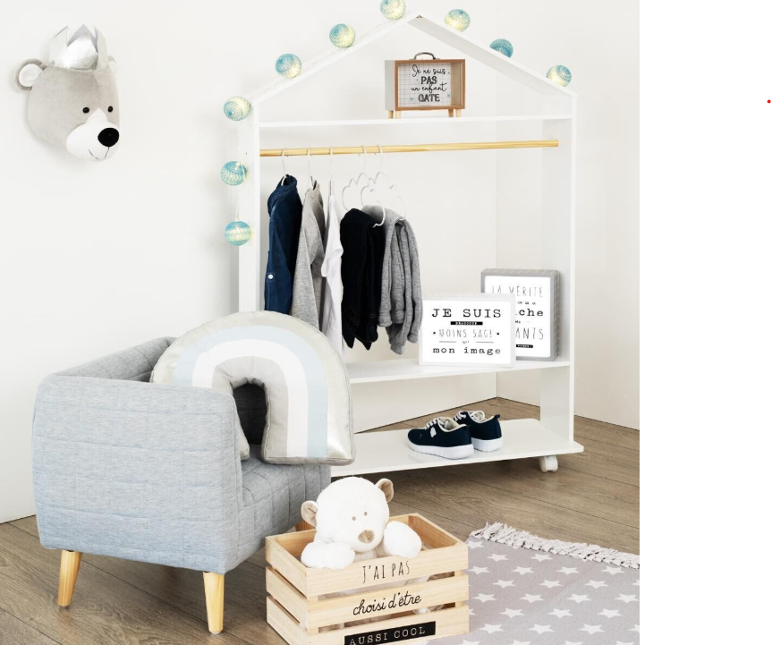 Atmosfera pentru garderobă pentru copii, Roți, 120 cm