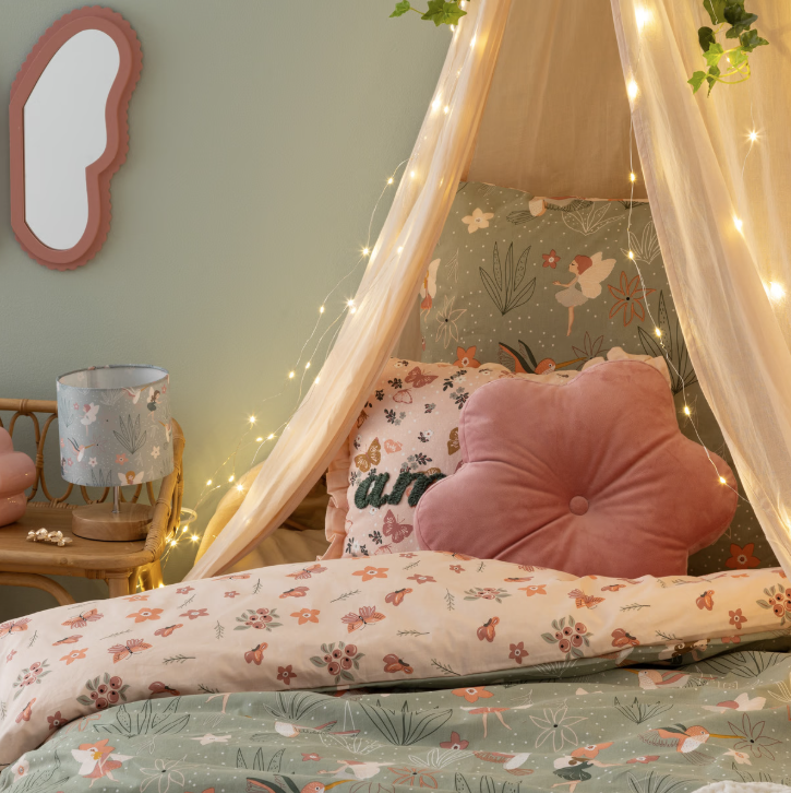 Pernă pentru copii Atmosphera Amelia, roz, 38x38 cm