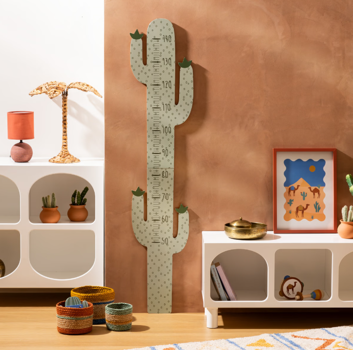 Decorațiune de măsurare a înălțimii Atmosphere Cactus, 140 cm, MDF