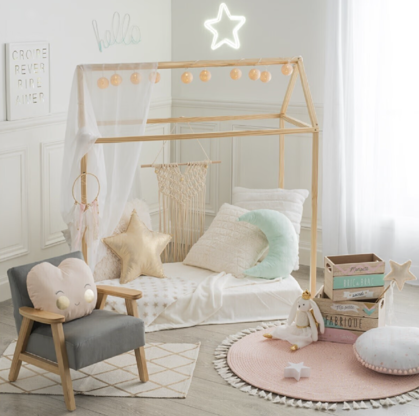 Căsuță de joacă pentru copii Atmosphera, pin, 66x116x125 cm