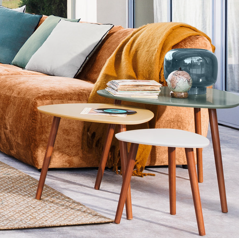 Masă de cafea Atmosphera Mileo, 34x46x60 cm, 3 buc.