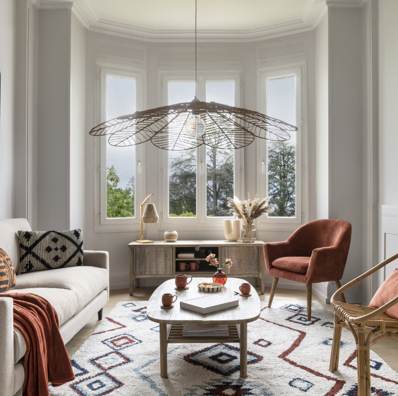 Masă de cafea Atmosphera Banila, 120x70 cm, salcâm